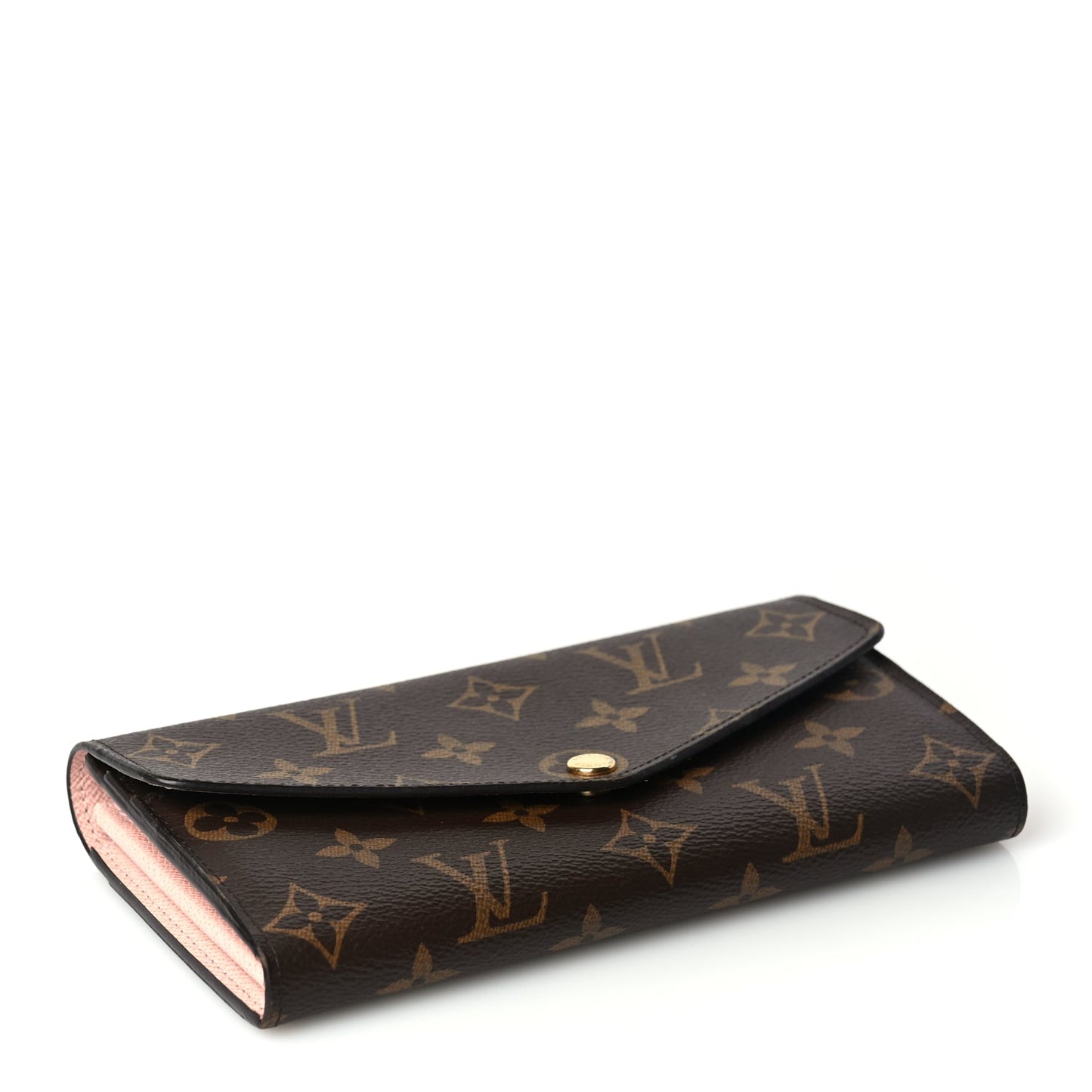 Louis Vuitton Monogram Sarah Wallet NM Rose Ballerine