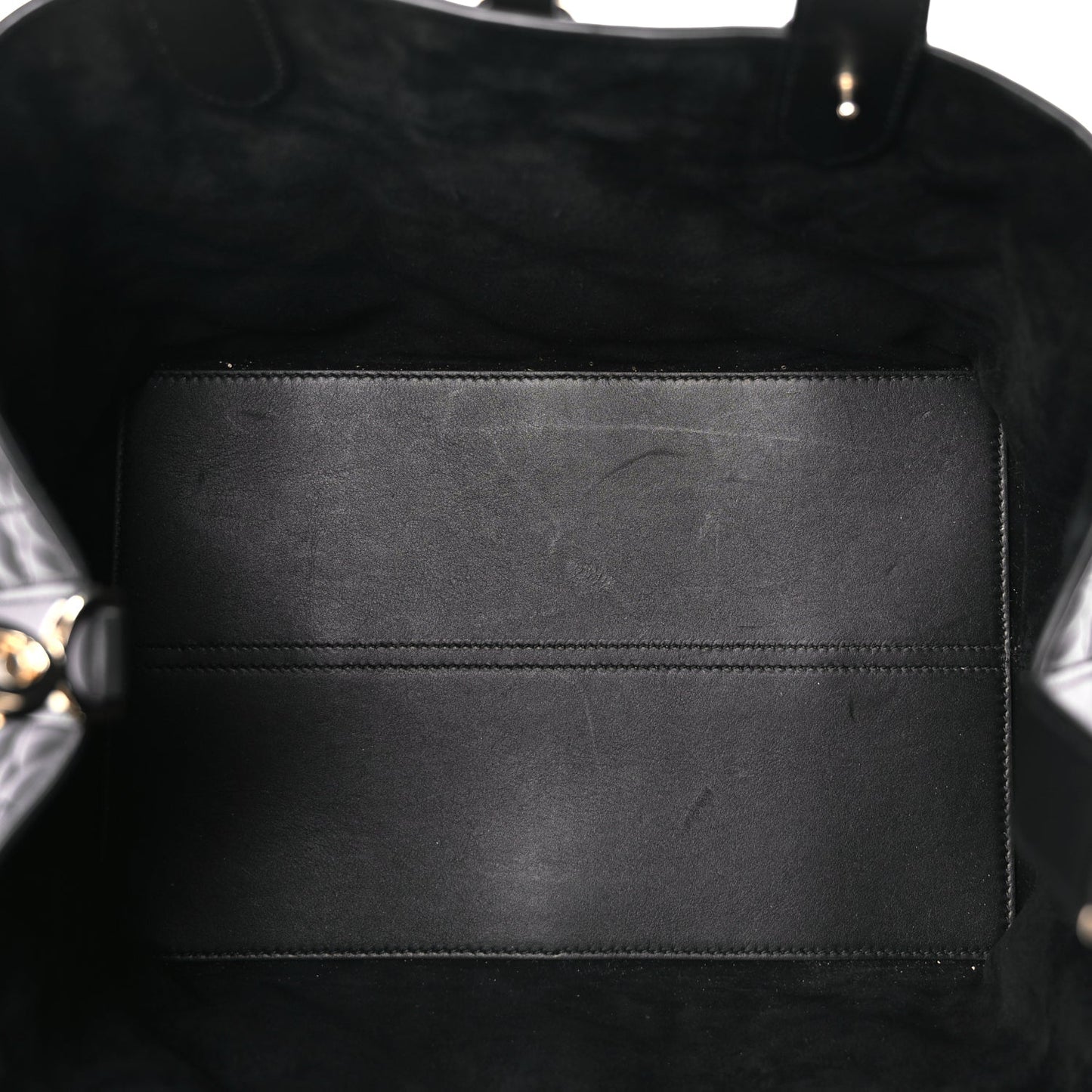 Christian Dior Calfskin Macrocannage Medium Toujours Black