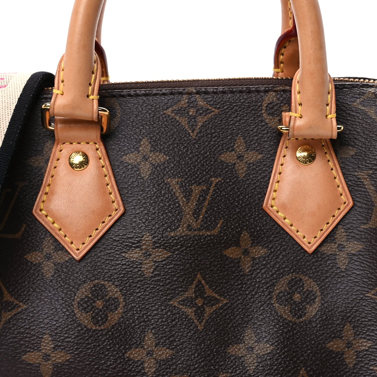 Louis Vuitton Monogram Speedy Bandouliere 20  Black