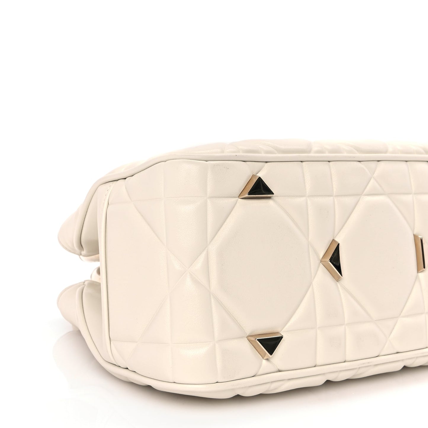 Christian Dior Calfskin Cannage Medium The Lady 95.22  White