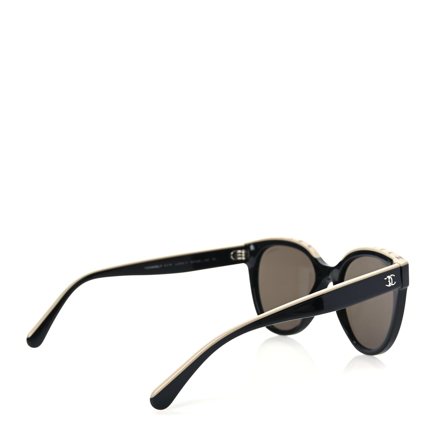 Chanel Acetate CC Butterfly Sunglasses 5414 Black Beige