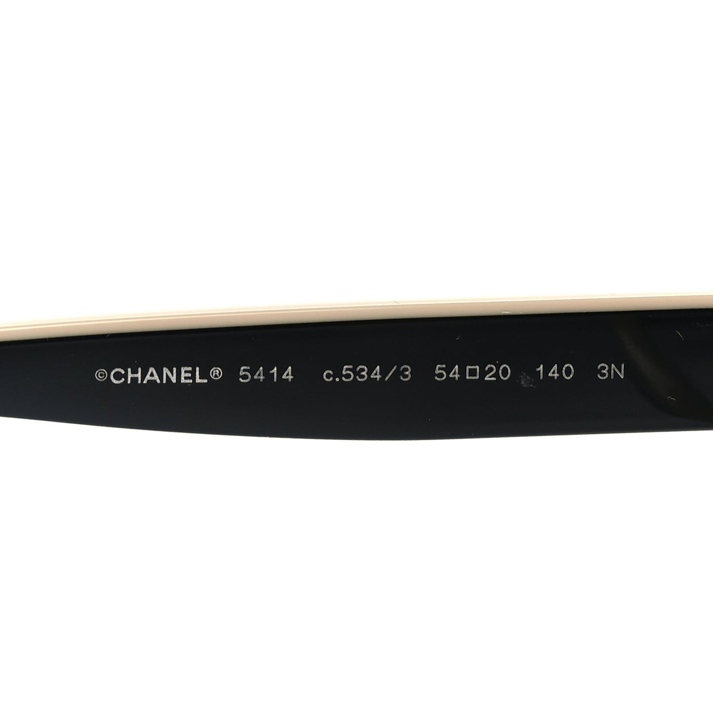 Chanel Acetate CC Butterfly Sunglasses 5414 Black Beige