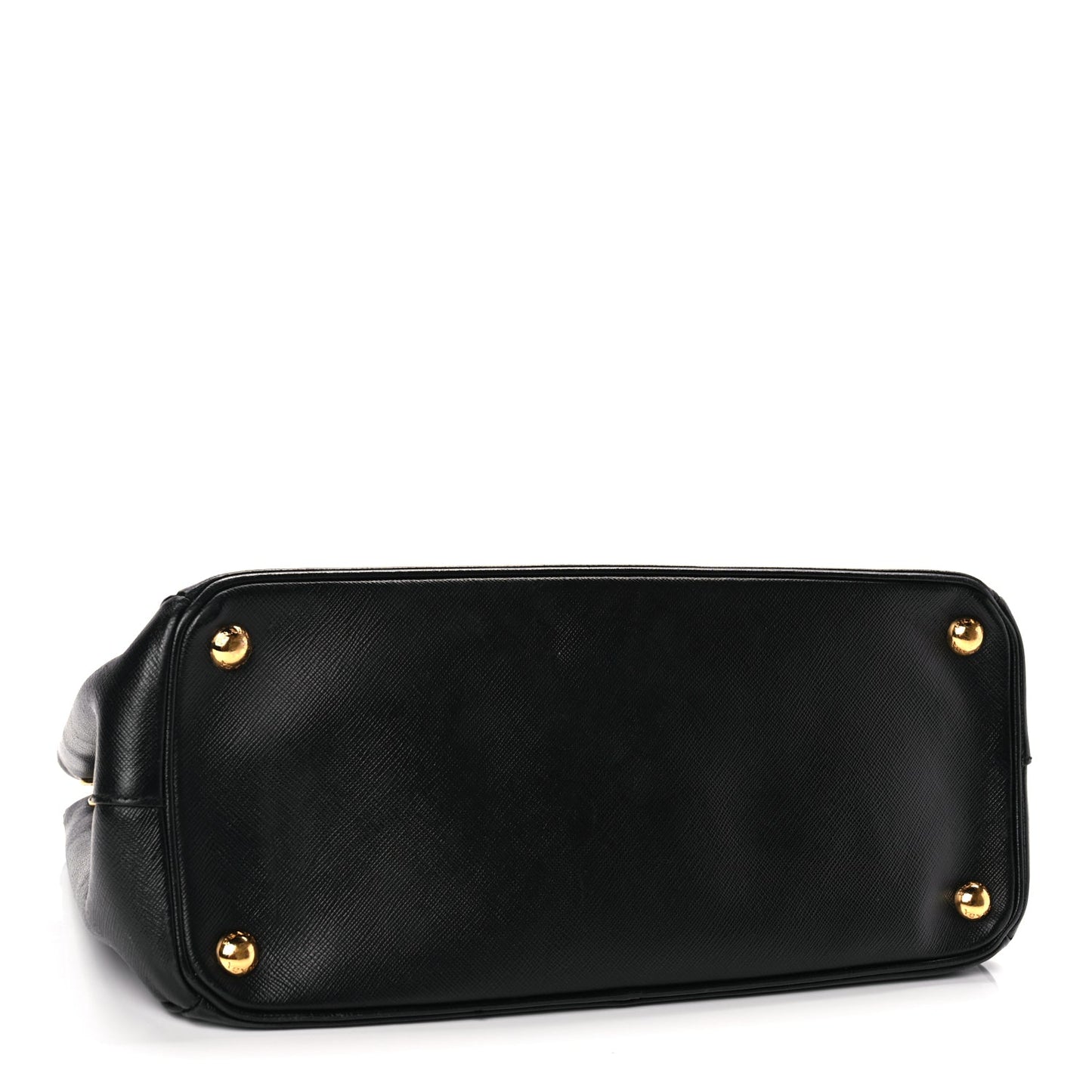 Prada Saffiano Small Galleria Double Zip Tote Black