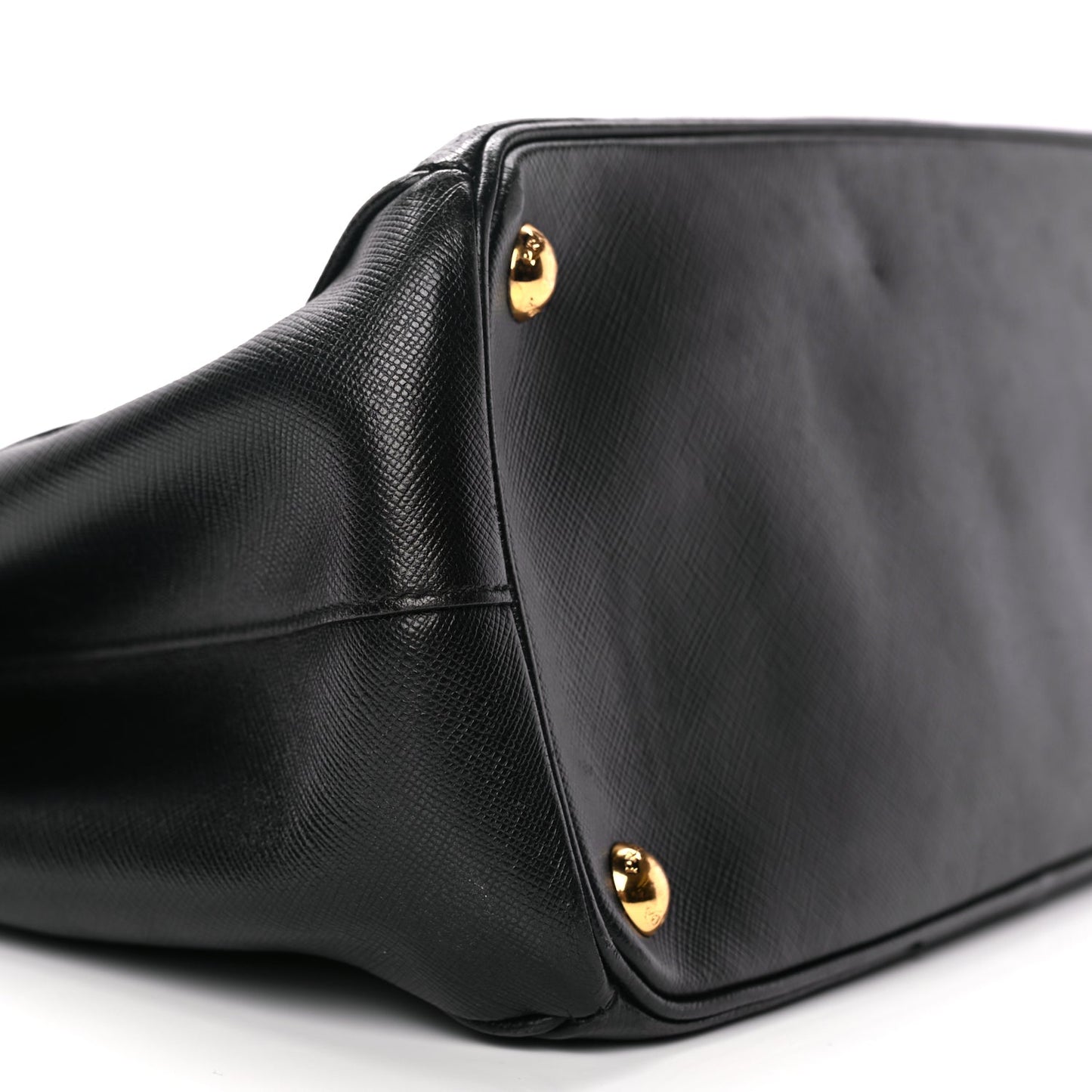 Prada Saffiano Small Galleria Double Zip Tote Black