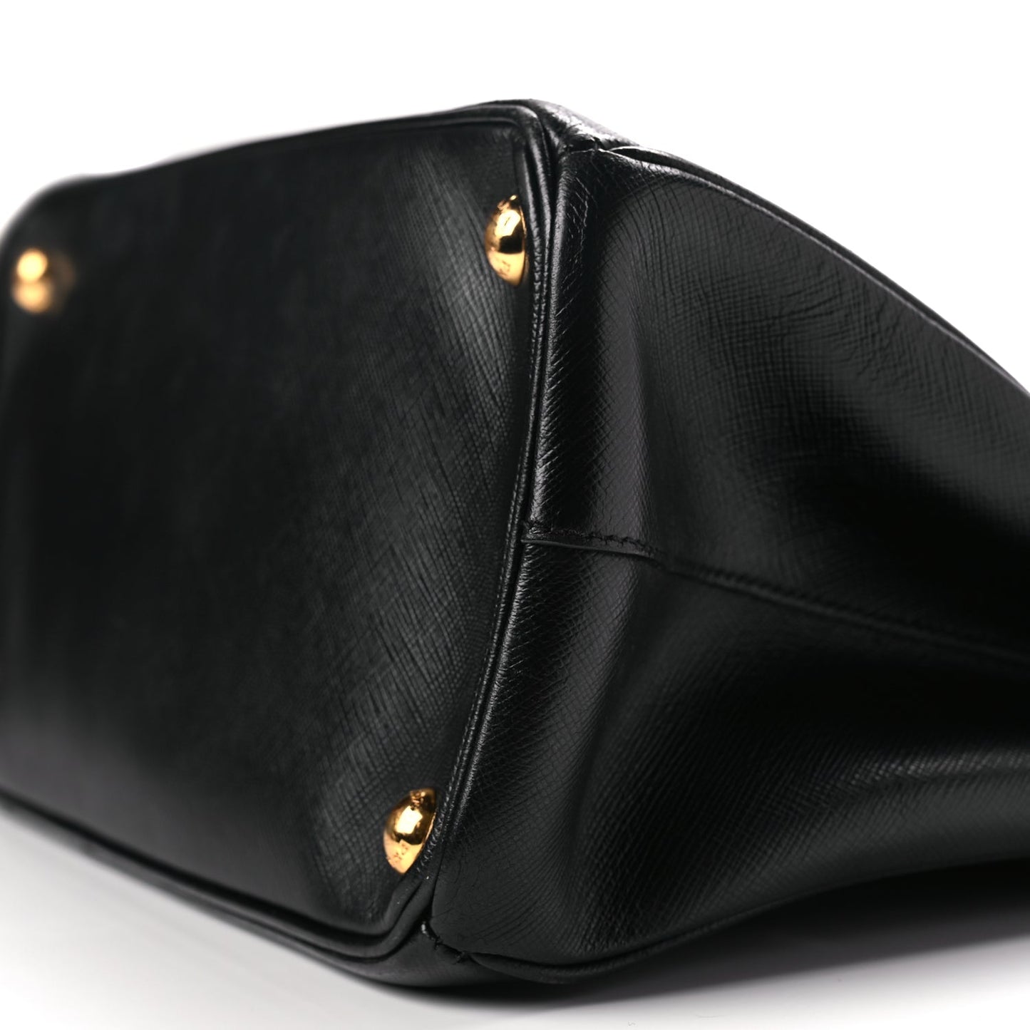Prada Saffiano Small Galleria Double Zip Tote Black