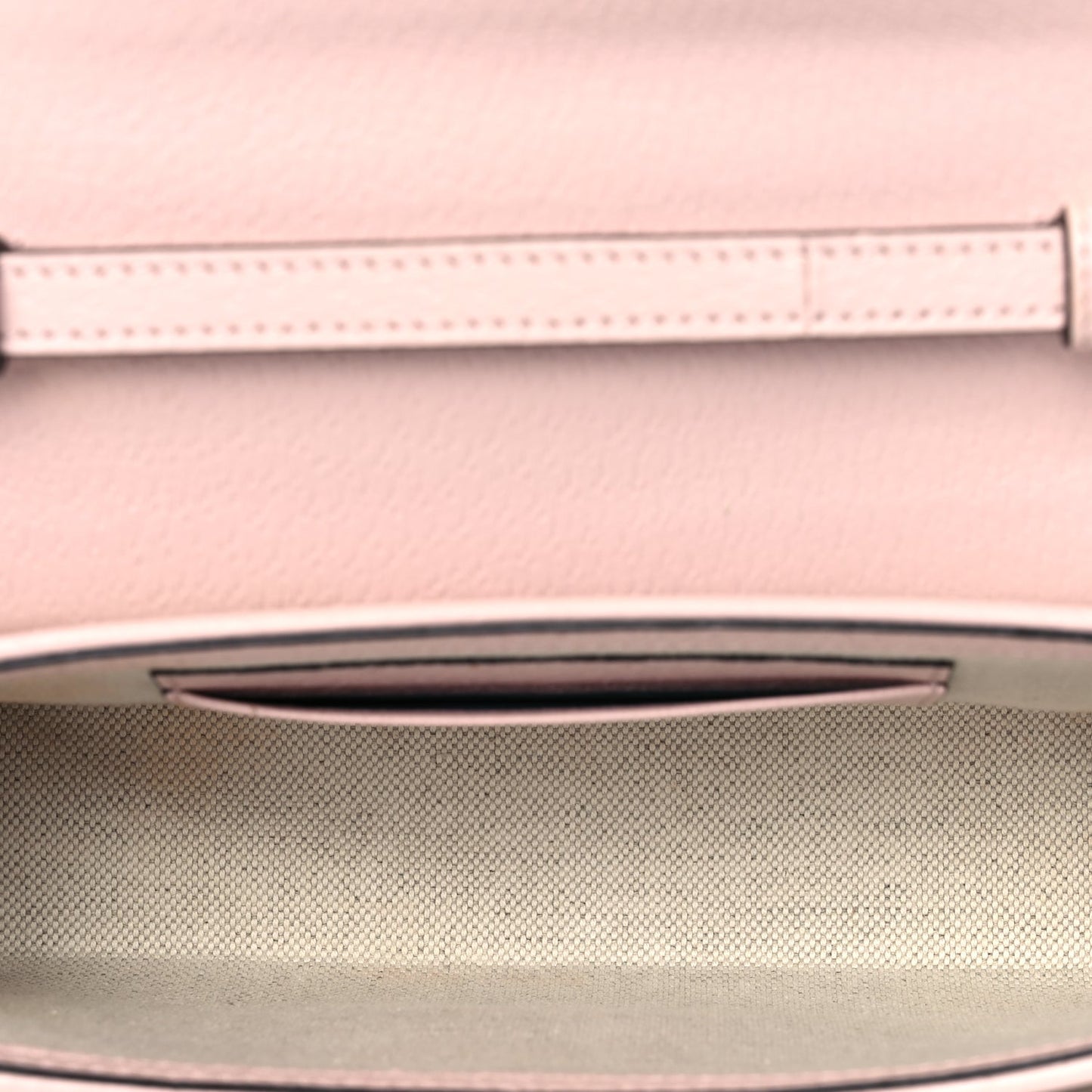 Gucci Monogram Jumbo GG Textured Dollar Calfskin Mini Padlock Top Handle Shoulder Bag Beige Perfect Pink