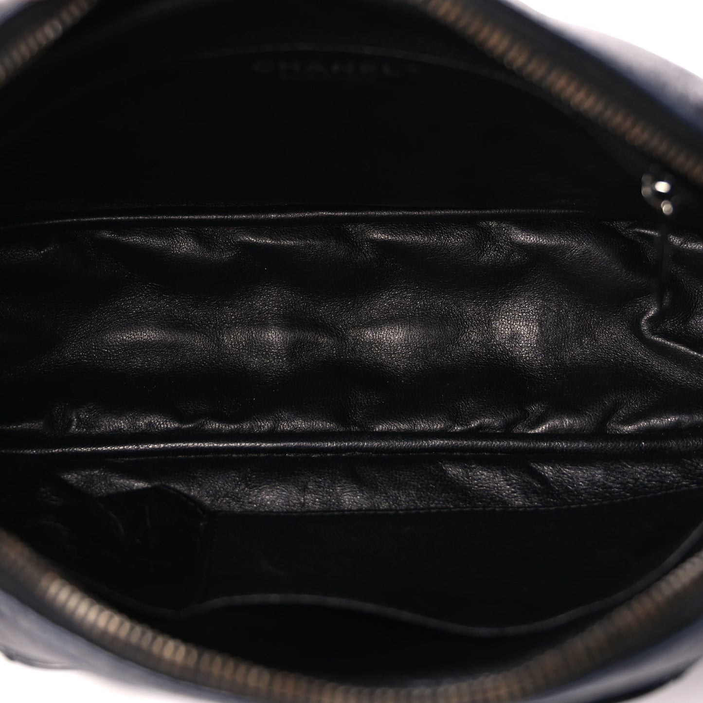 Chanel Metallic Aged Calfskin Quilted Medium Reissue Camera Case Black