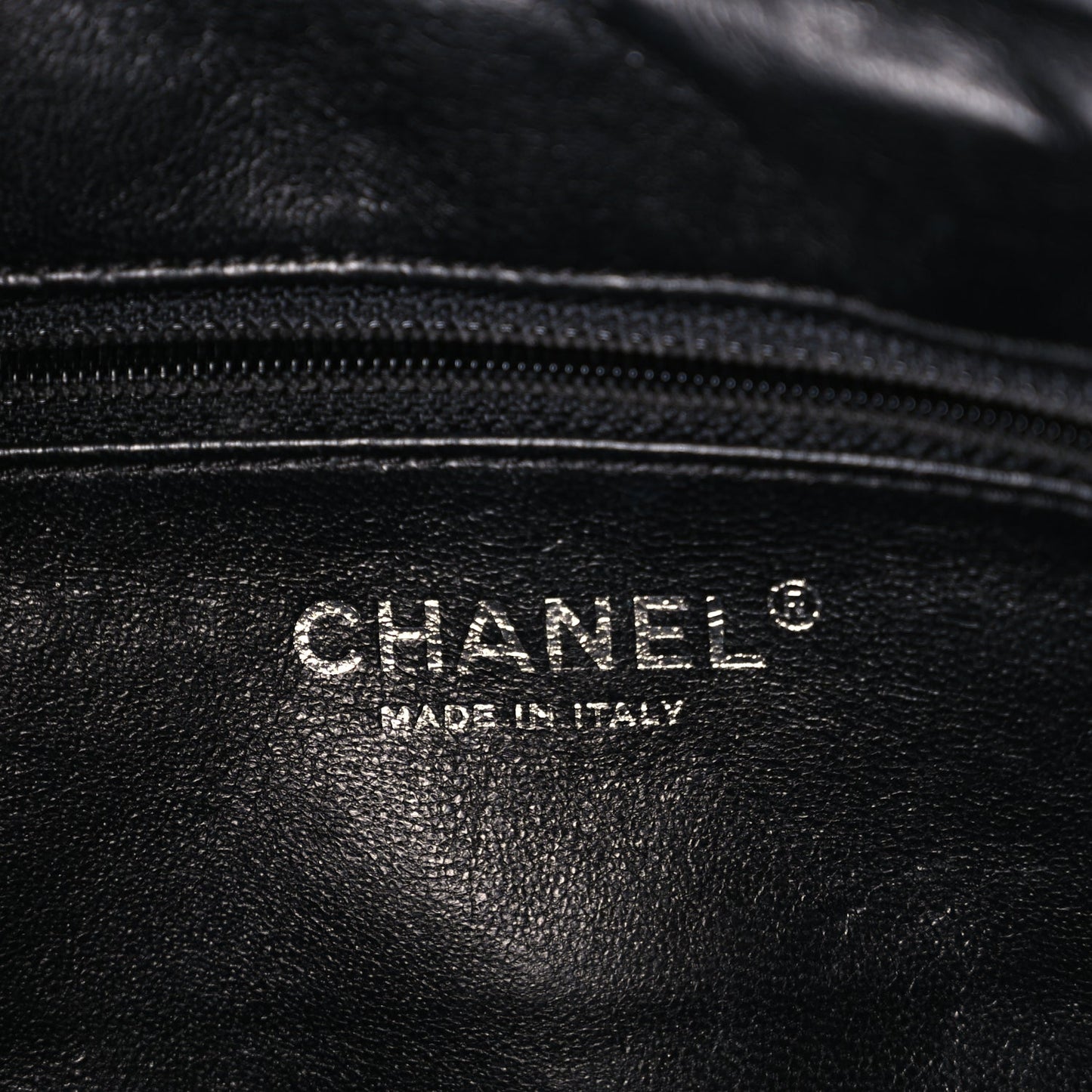 Chanel Metallic Aged Calfskin Quilted Medium Reissue Camera Case Black