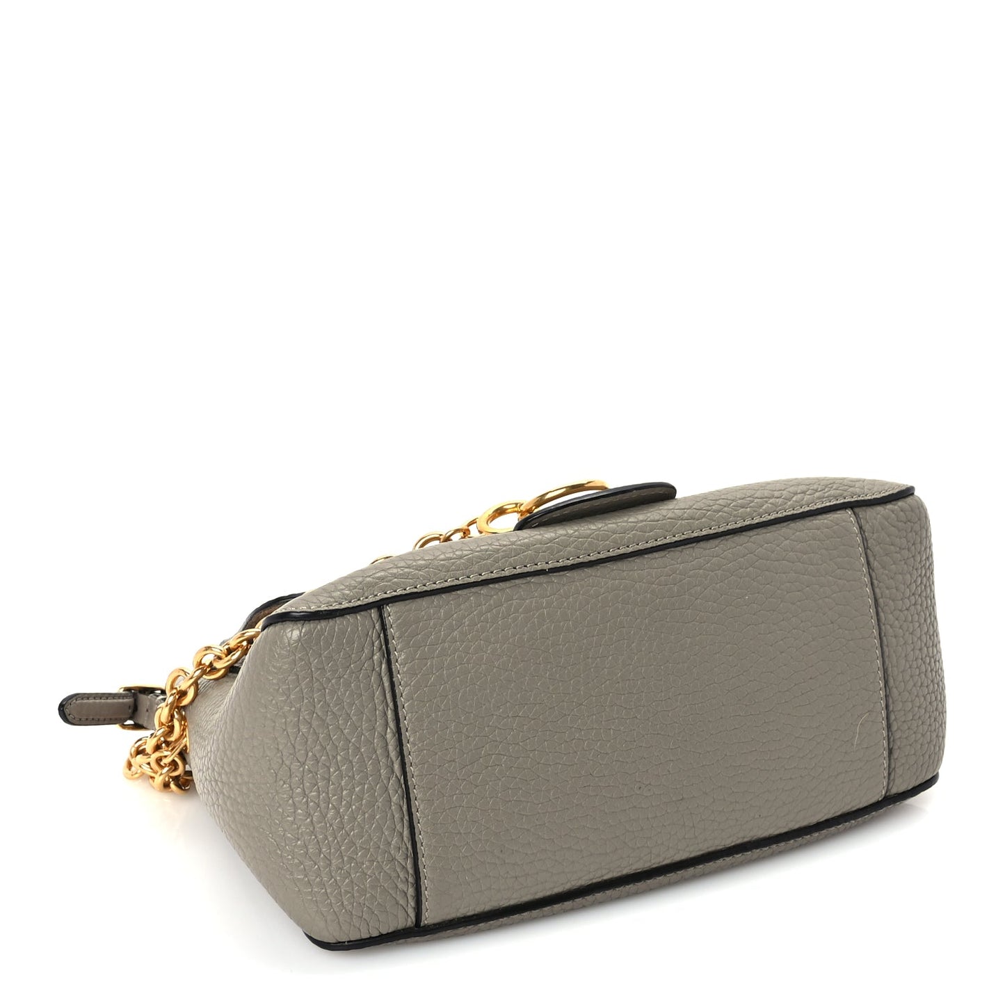Mulberry Heavy Grain Calfskin Mini Keeley Solid Grey