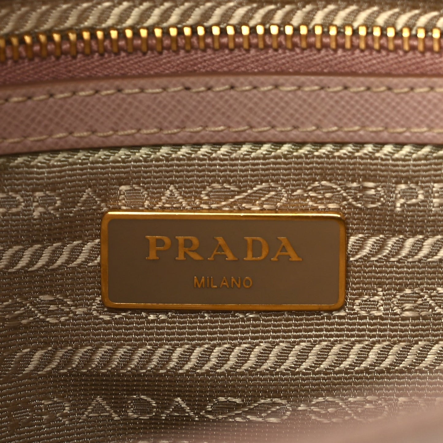 Prada Saffiano Medium Galleria Double Zip Tote Cammeo