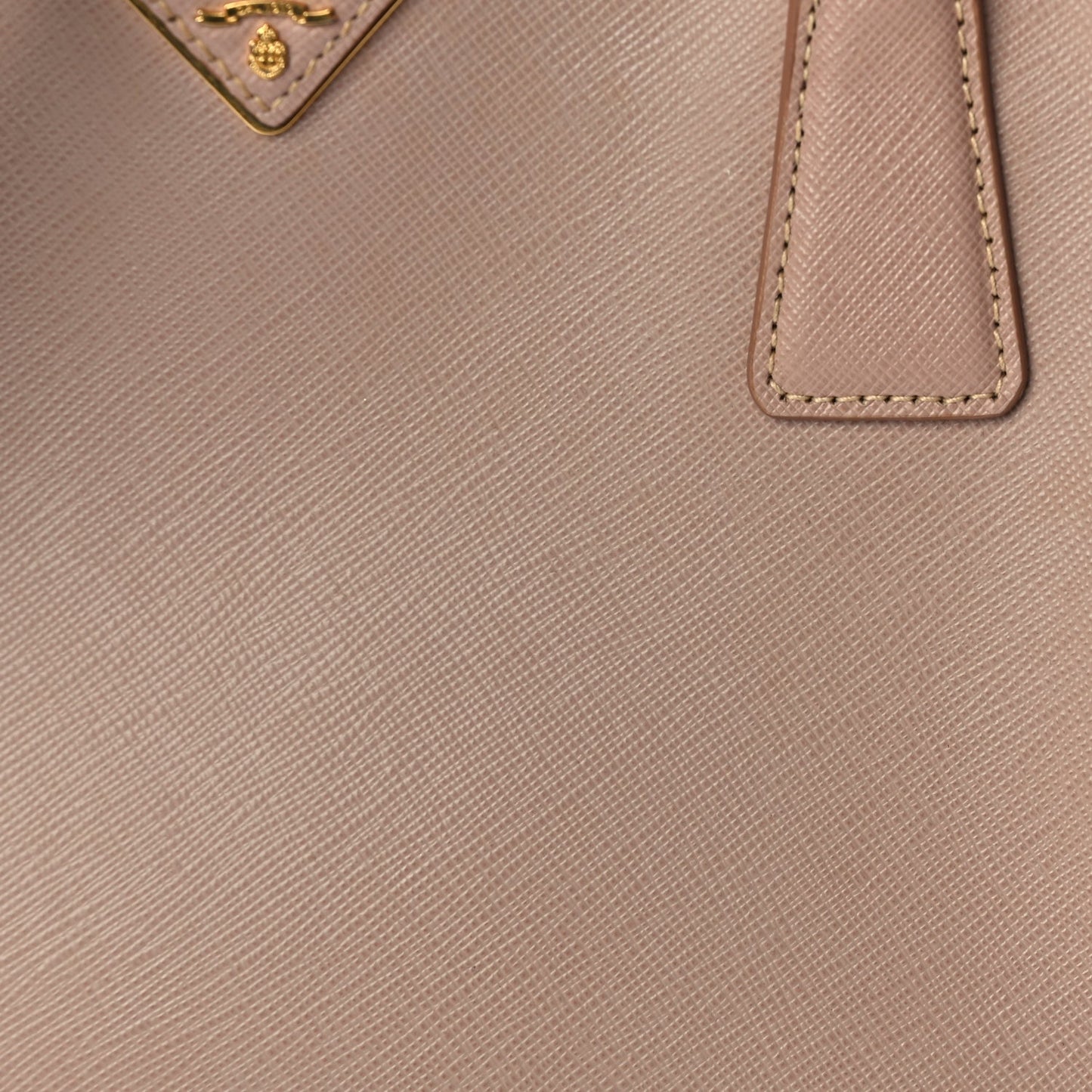 Prada Saffiano Medium Galleria Double Zip Tote Cammeo