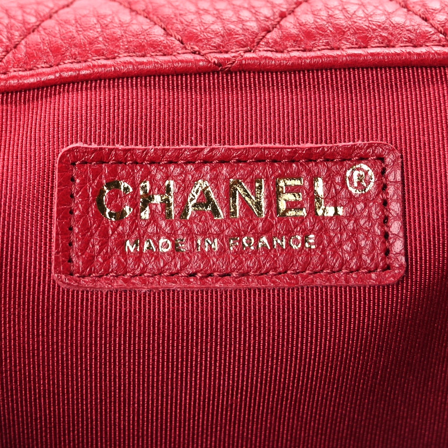 Chanel Calfskin Quilted XXL Travel Flap Bag  Red