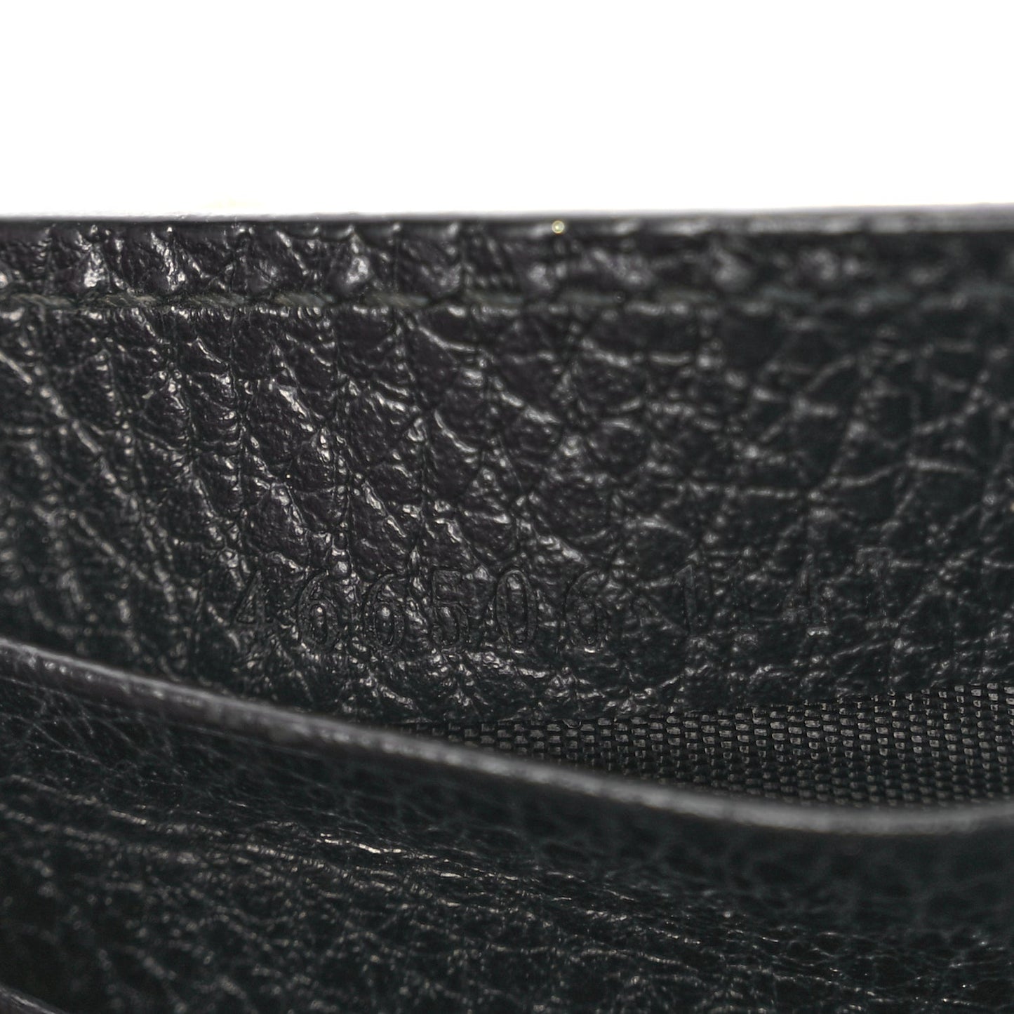 Gucci Dollar Calfskin Medium Betty Chain Wallet Black