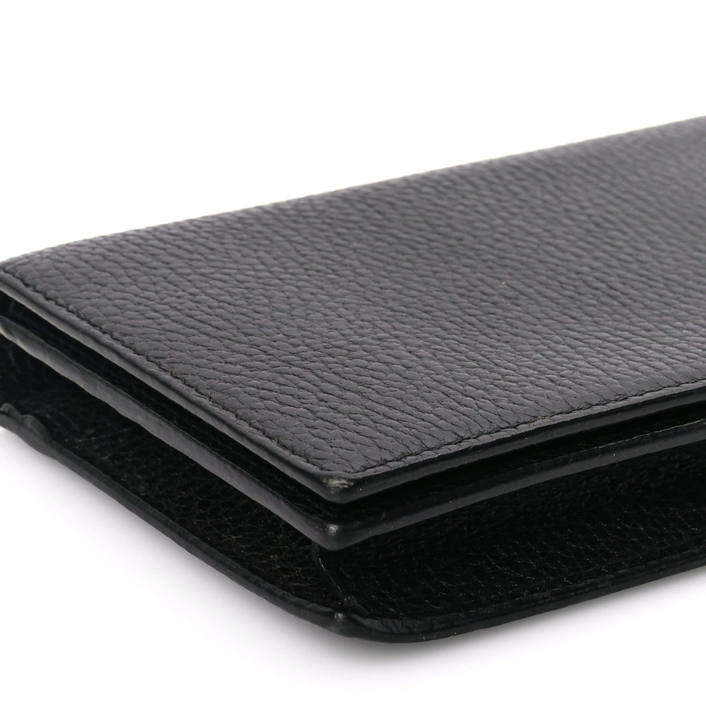 Gucci Dollar Calfskin Medium Betty Chain Wallet Black