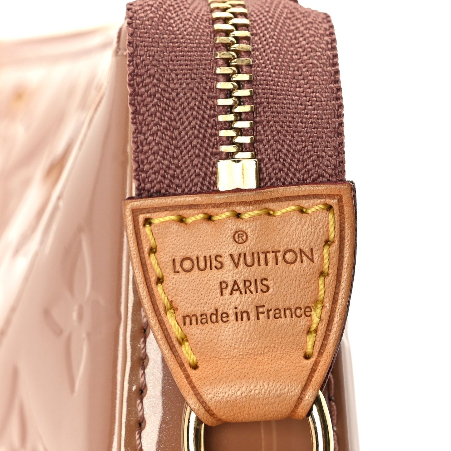 Louis Vuitton Vernis Pochette Accessories NM Rose Velours