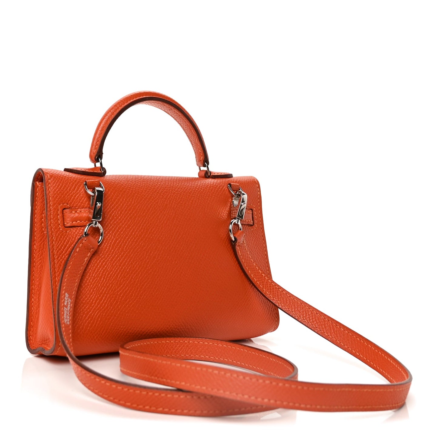 Hermes Epsom Micro Kelly 15  Feu
