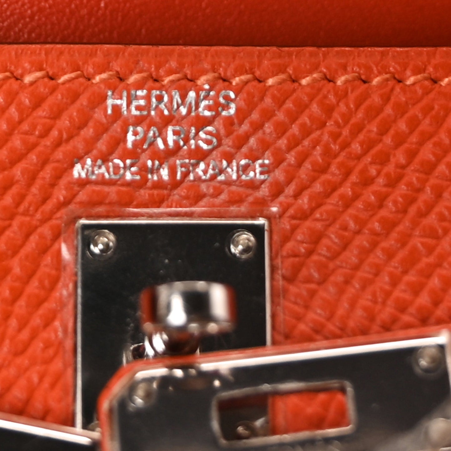 Hermes Epsom Micro Kelly 15  Feu