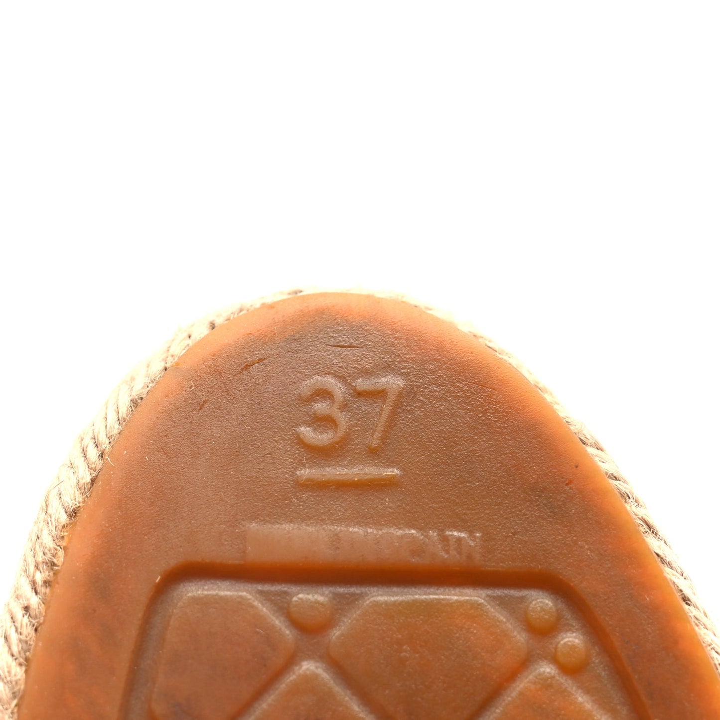 Chanel Suede Pearl CC Espadrilles 37 Beige Black