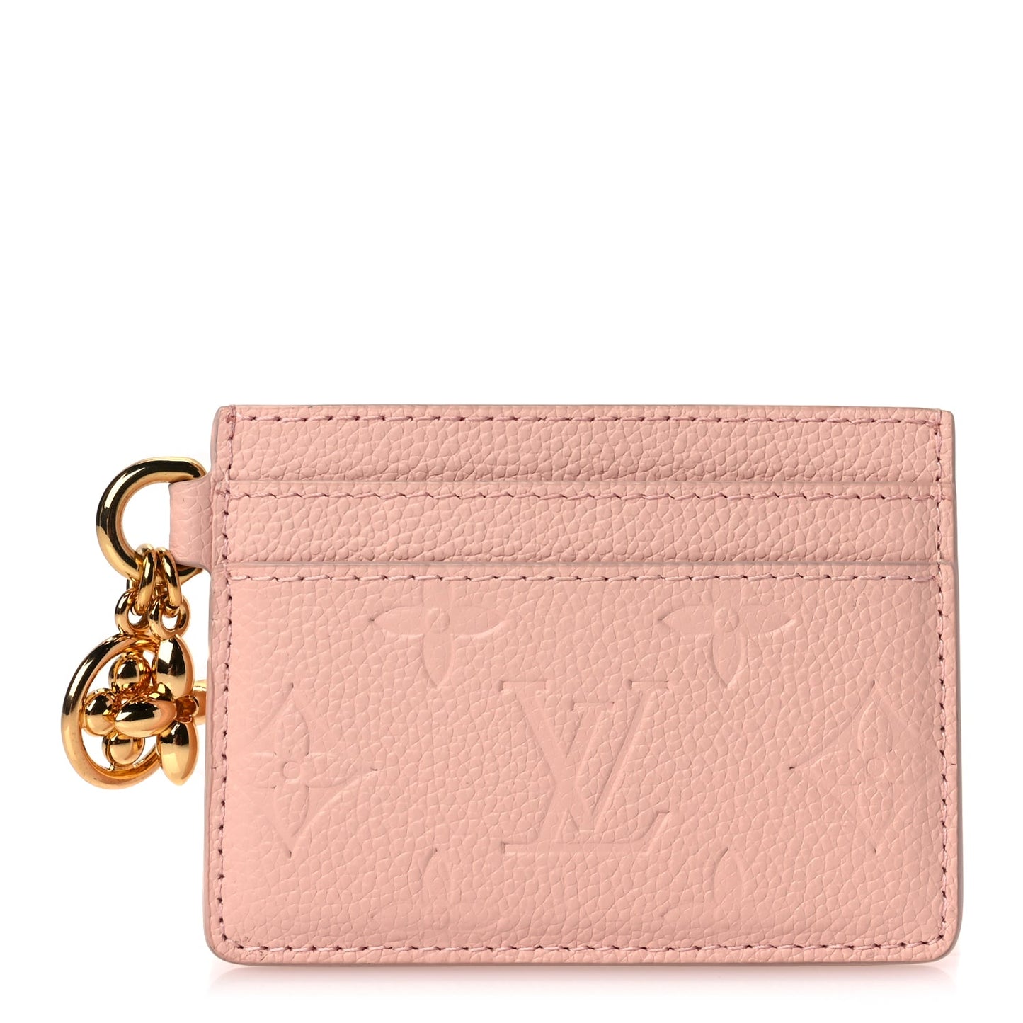 Louis Vuitton Empreinte Monogram LV Charms Card Holder Pink Opale