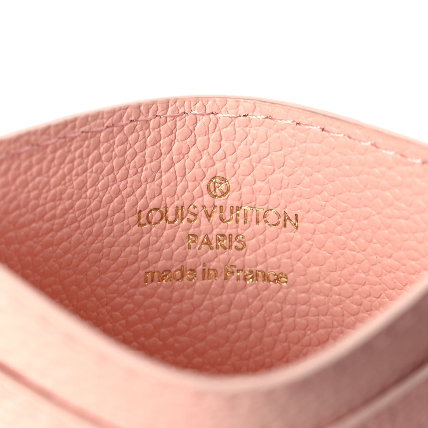 Louis Vuitton Empreinte Monogram LV Charms Card Holder Pink Opale