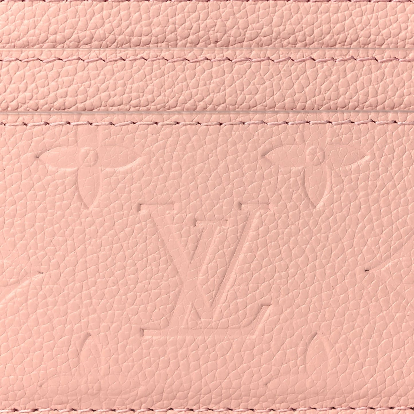 Louis Vuitton Empreinte Monogram LV Charms Card Holder Pink Opale