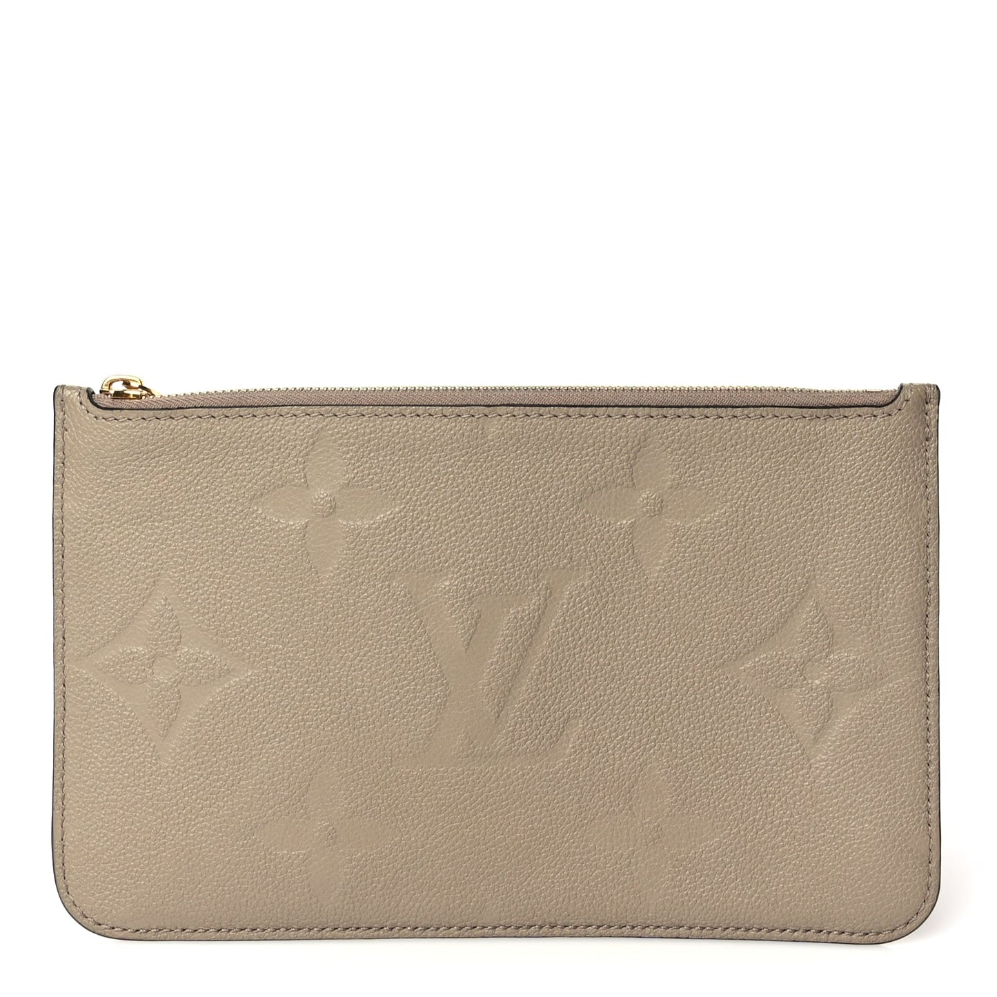 Louis Vuitton Empreinte Monogram Giant Neverfull MM Pochette Tourterelle