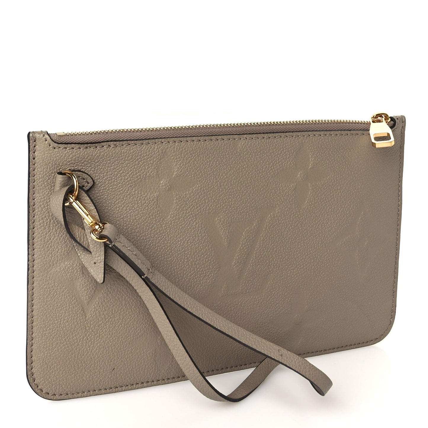 Louis Vuitton Empreinte Monogram Giant Neverfull MM Pochette Tourterelle