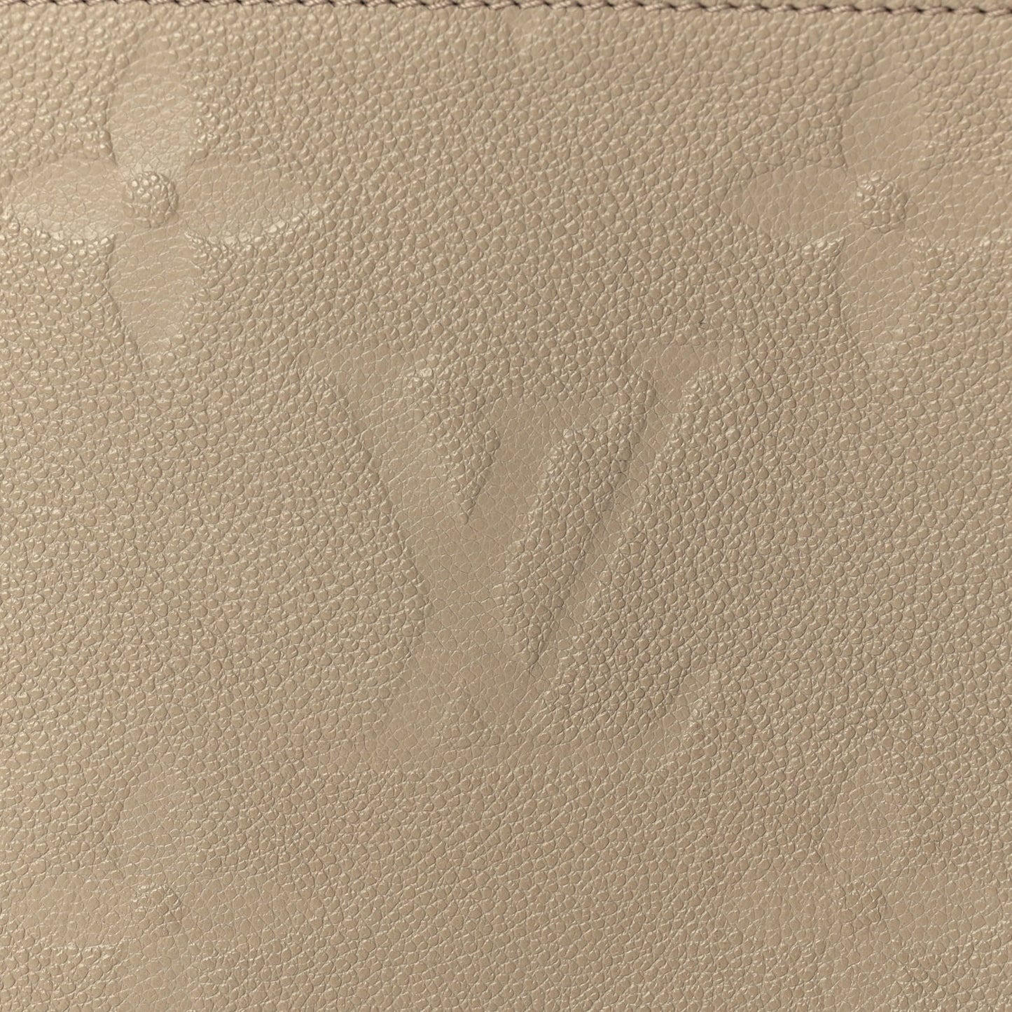 Louis Vuitton Empreinte Monogram Giant Neverfull MM Pochette Tourterelle