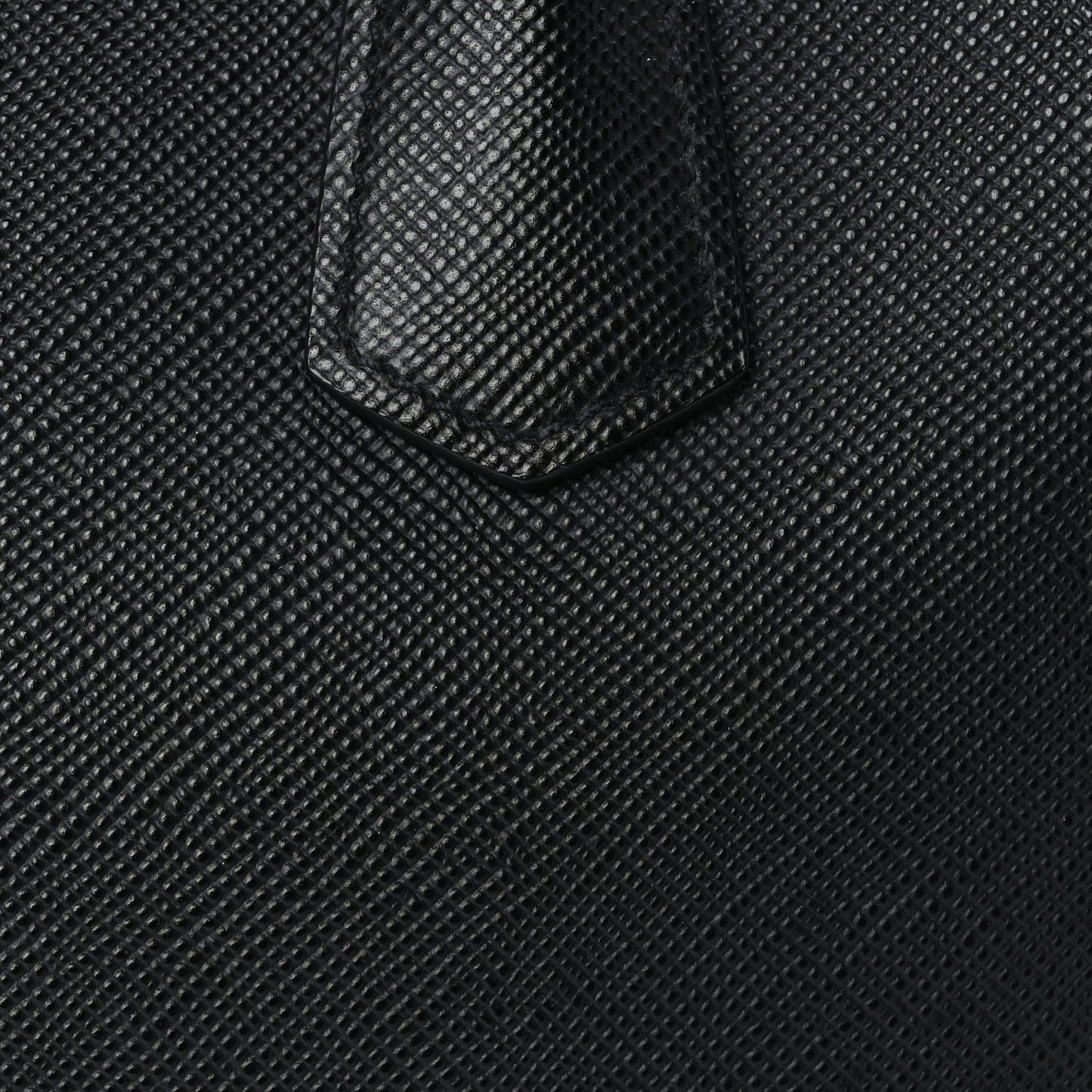Prada Saffiano Cuir Medium Double Bag Black Mughetto