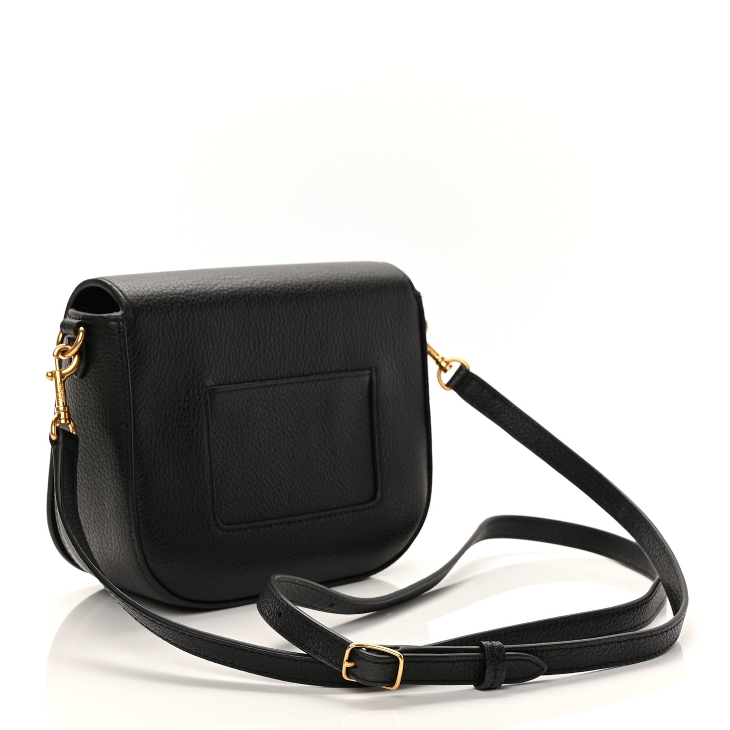 Mulberry Small Classic Grain Calfskin Small Darley Satchel Black