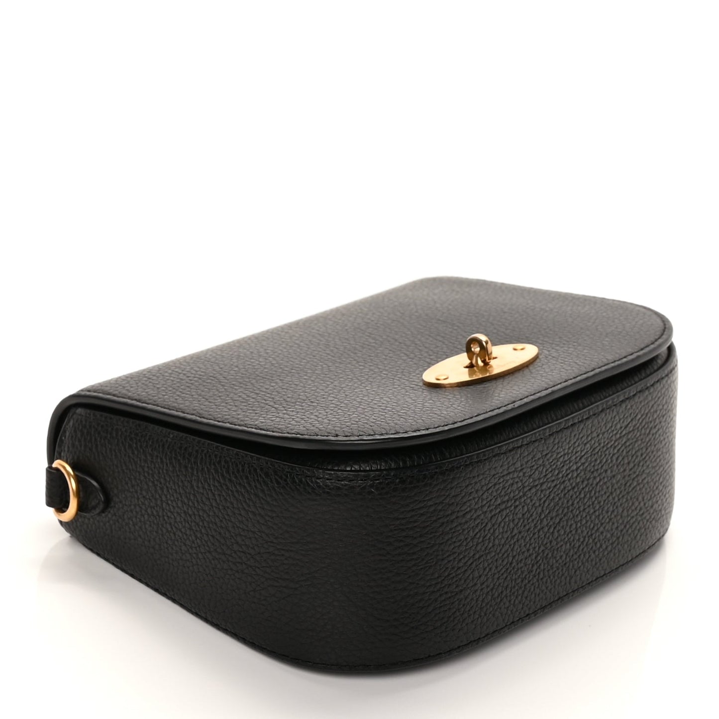 Mulberry Small Classic Grain Calfskin Small Darley Satchel Black