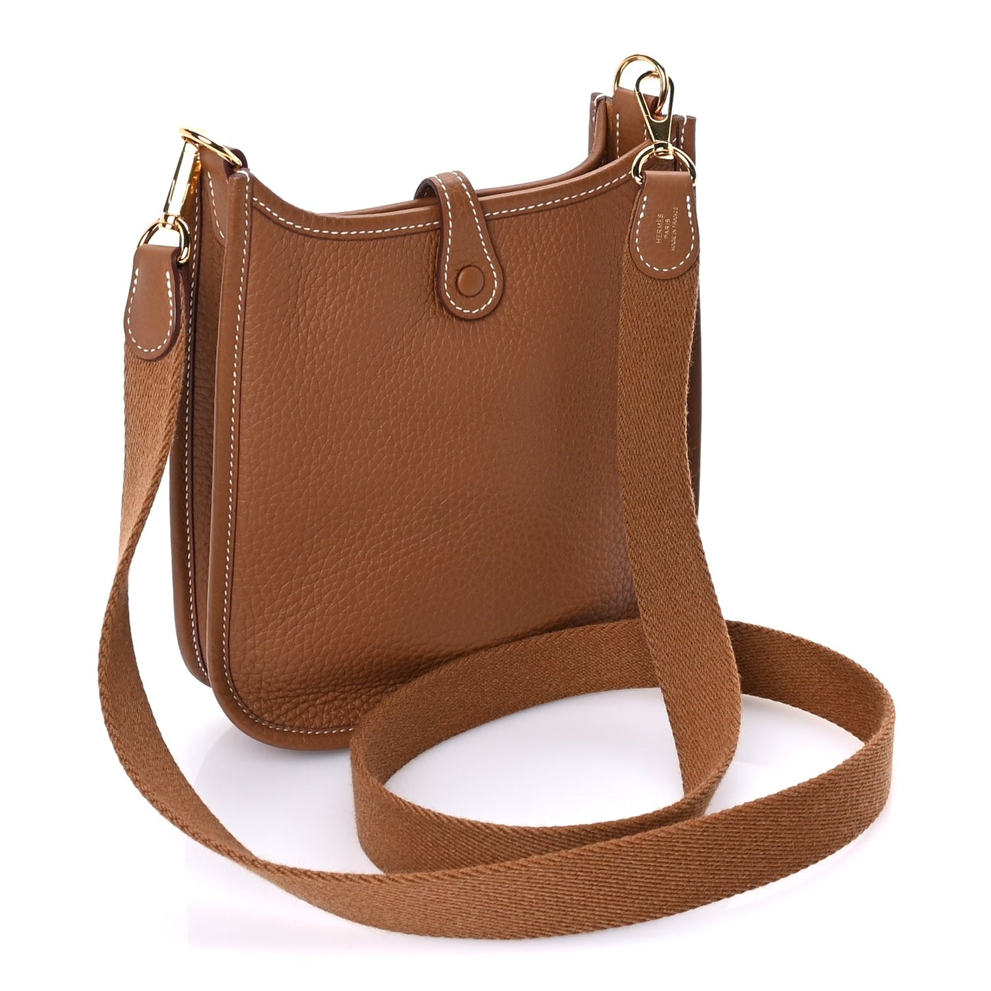 Hermes Taurillon Clemence Evelyne TPM Gold