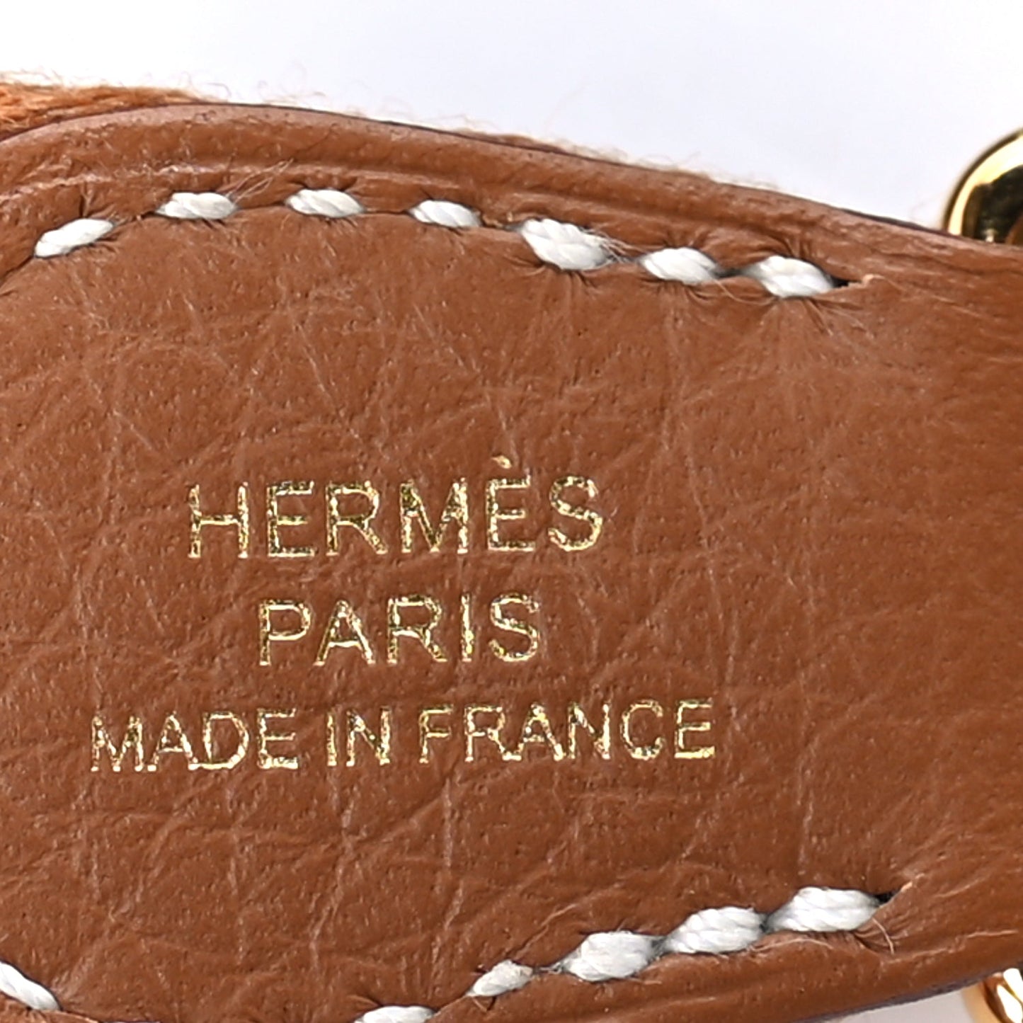 Hermes Taurillon Clemence Evelyne TPM Gold
