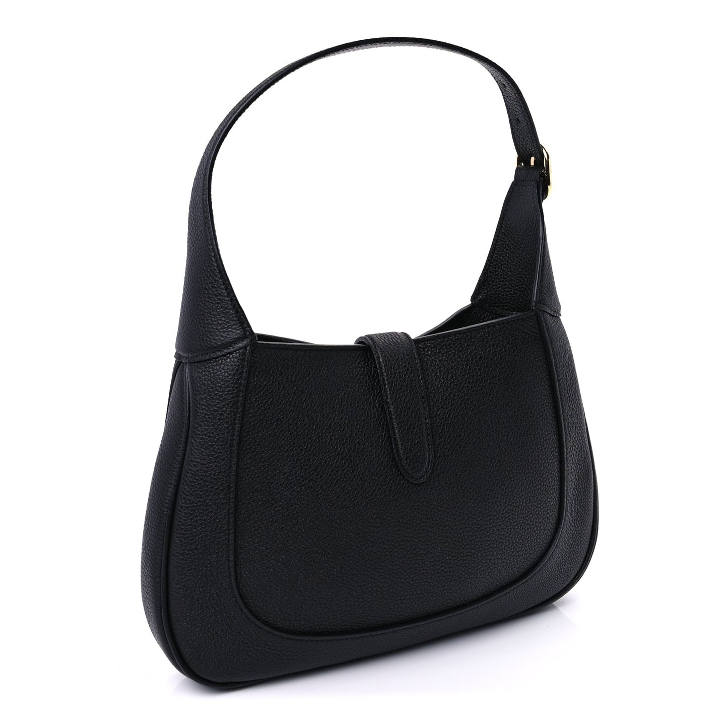 Gucci Pebbled Calfskin Small Jackie 1961 Hobo  Black