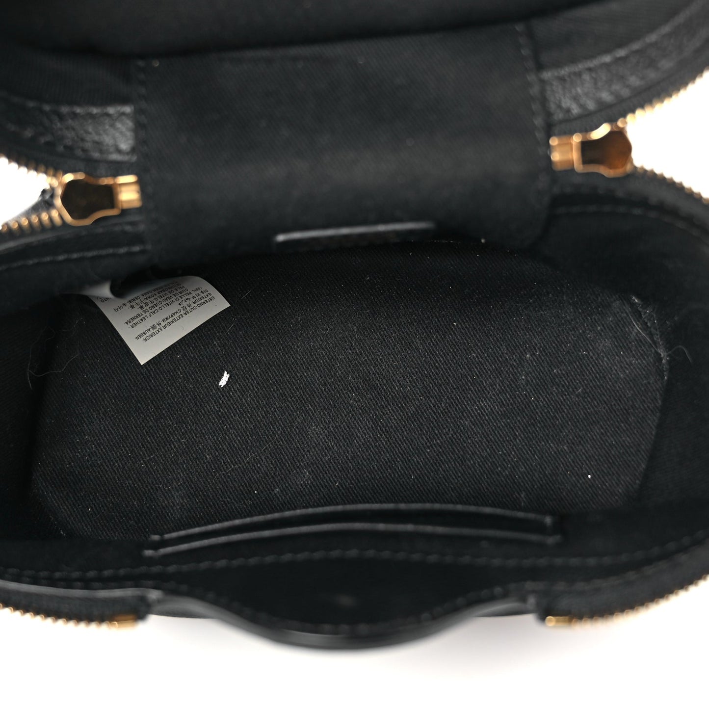 Versace Grained Calfskin La Medusa Mini Shoulder Bag Black