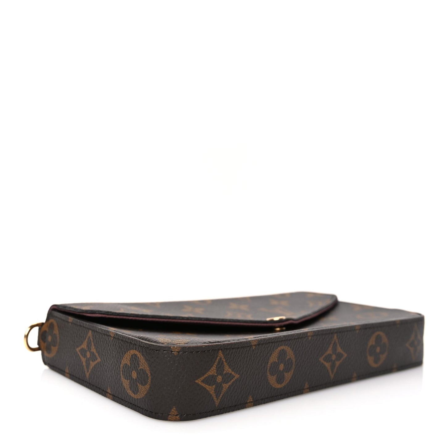 Louis Vuitton Monogram Pochette Felicie Chain Wallet Fuchsia