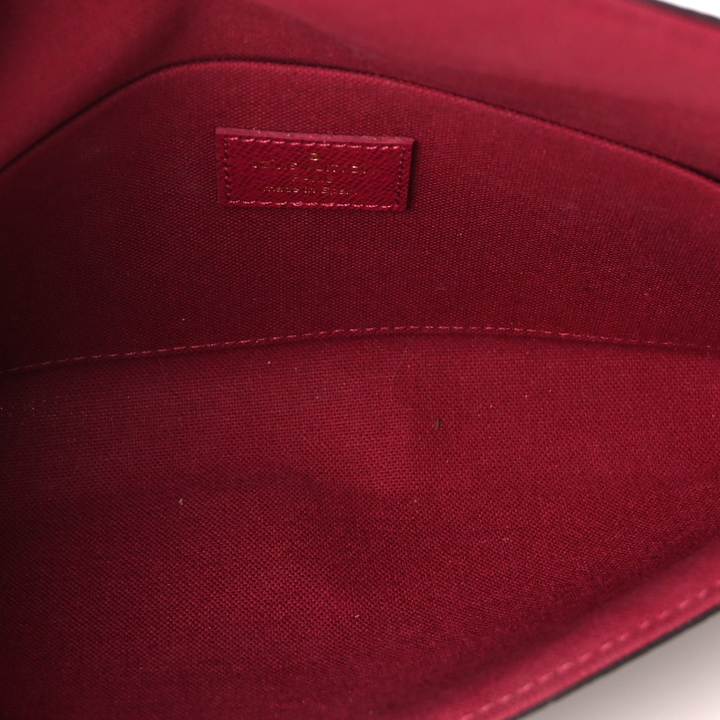 Louis Vuitton Monogram Pochette Felicie Chain Wallet Fuchsia