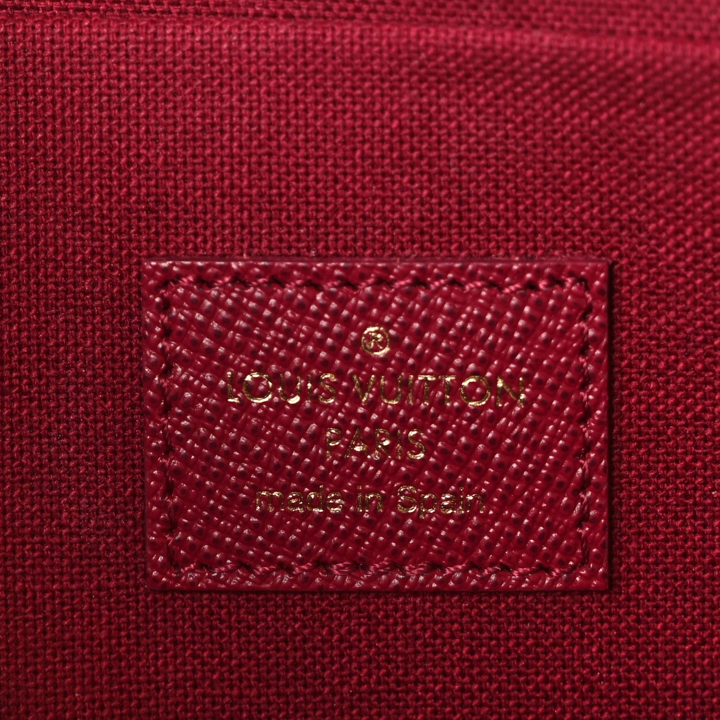 Louis Vuitton Monogram Pochette Felicie Chain Wallet Fuchsia