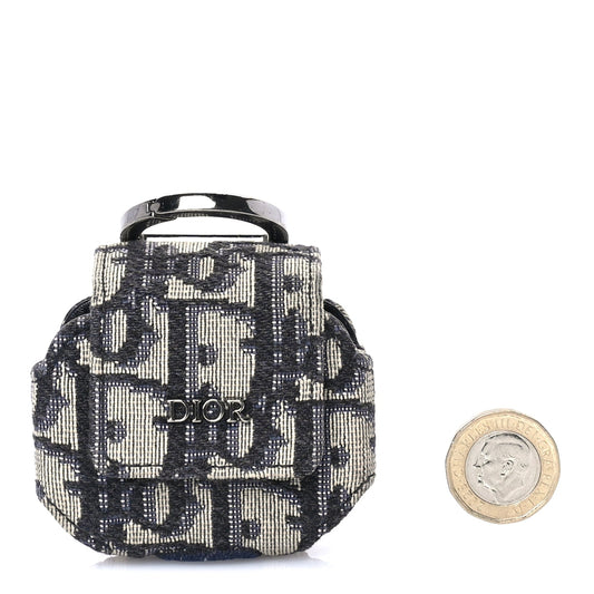 Christian Dior Oblique Airpod Pro Case  Blue