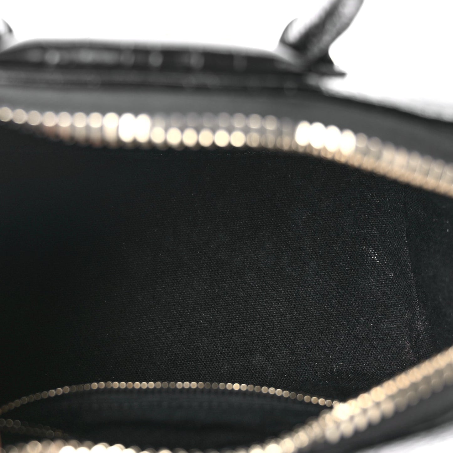 Givenchy Calfskin Crocodile Embossed Mini Antigona Black