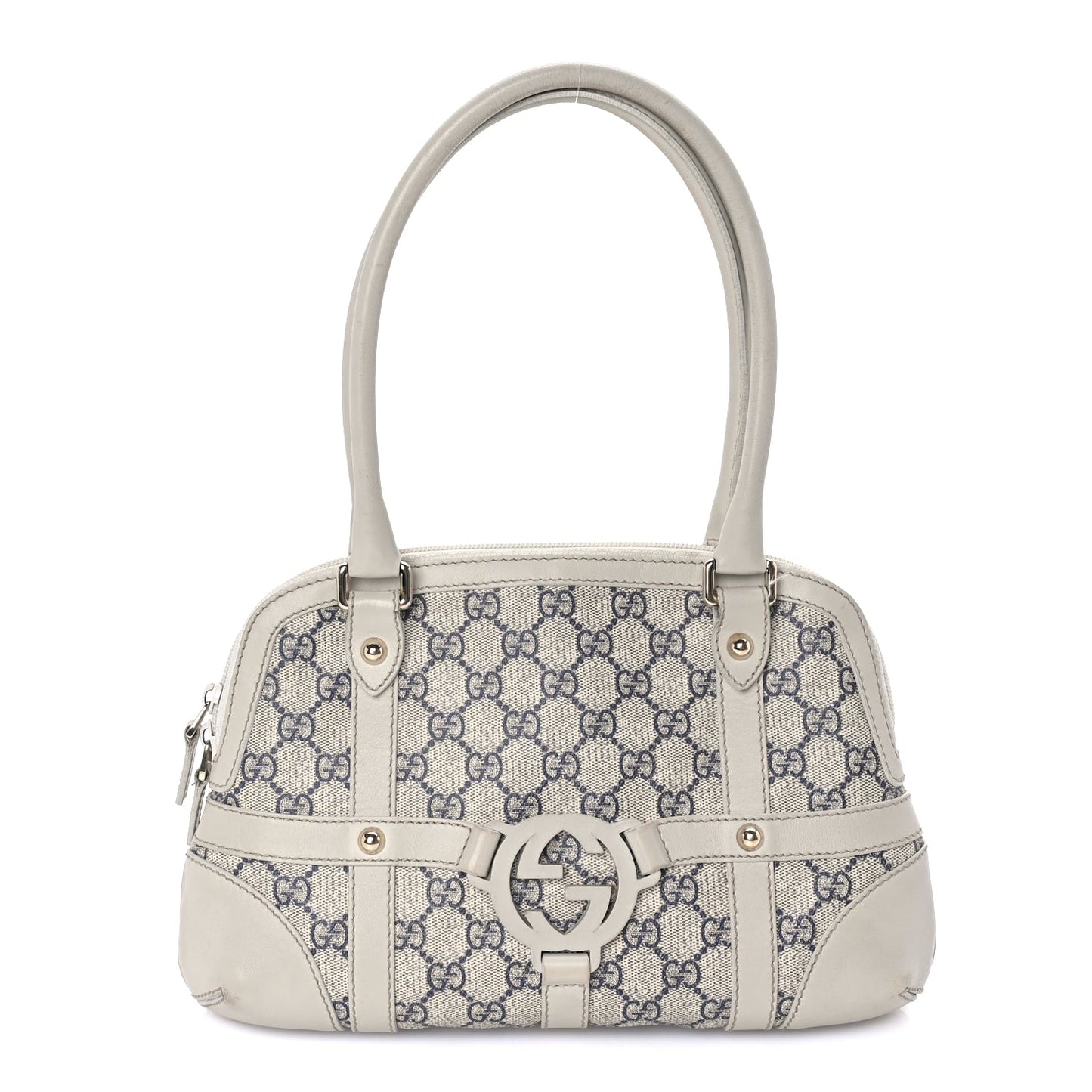 Gucci Monogram Reins Tote Navy