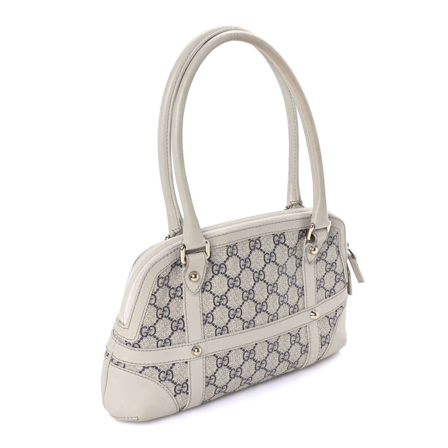 Gucci Monogram Reins Tote Navy