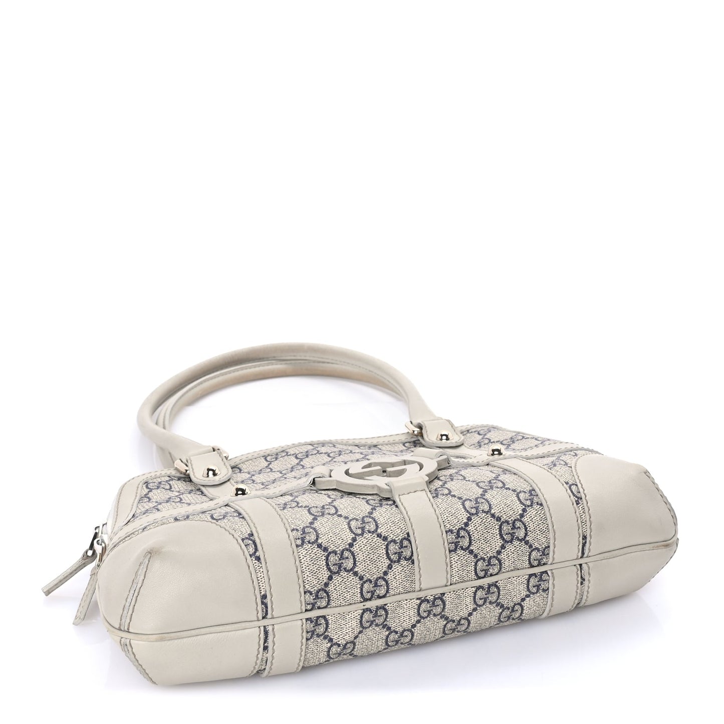 Gucci Monogram Reins Tote Navy