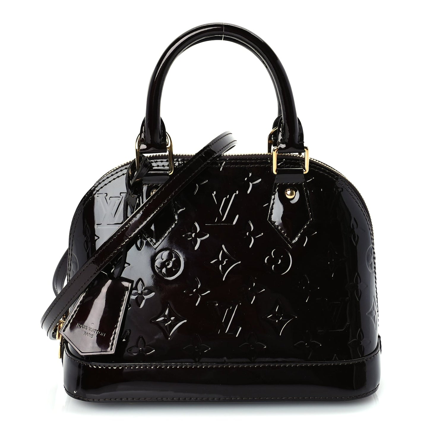 Louis Vuitton Vernis Alma BB Amarante