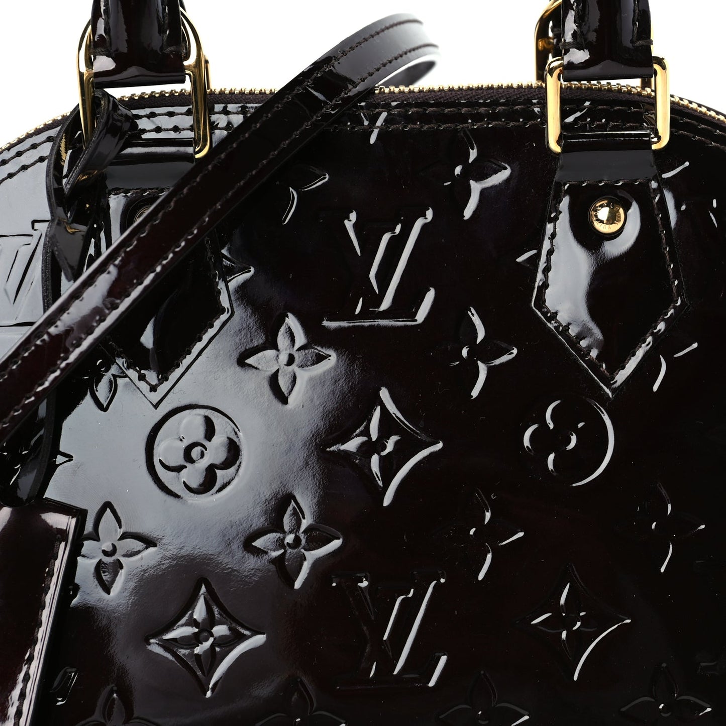 Louis Vuitton Vernis Alma BB Amarante