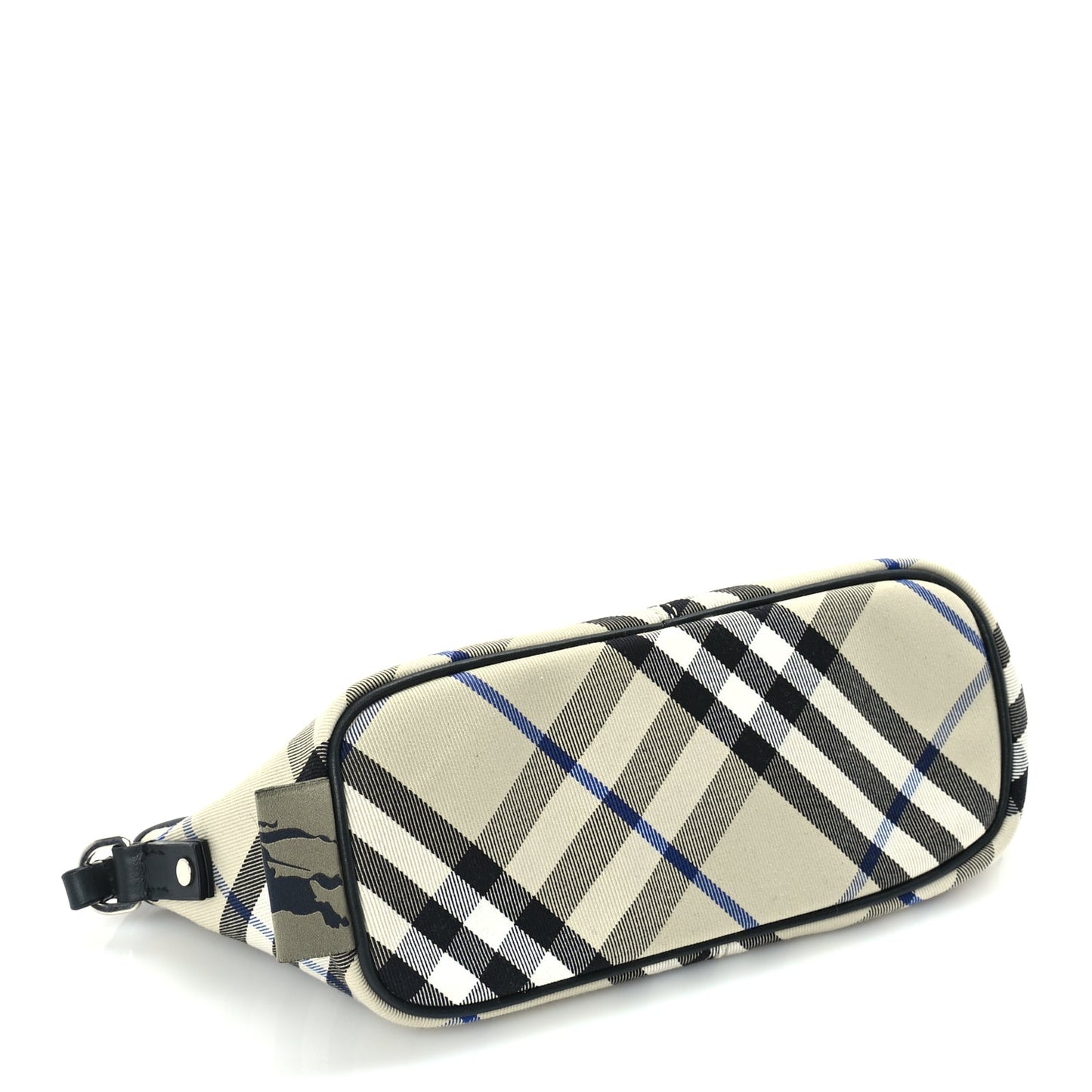 Burberry Essential Check Simple Zip Baguette Lichen