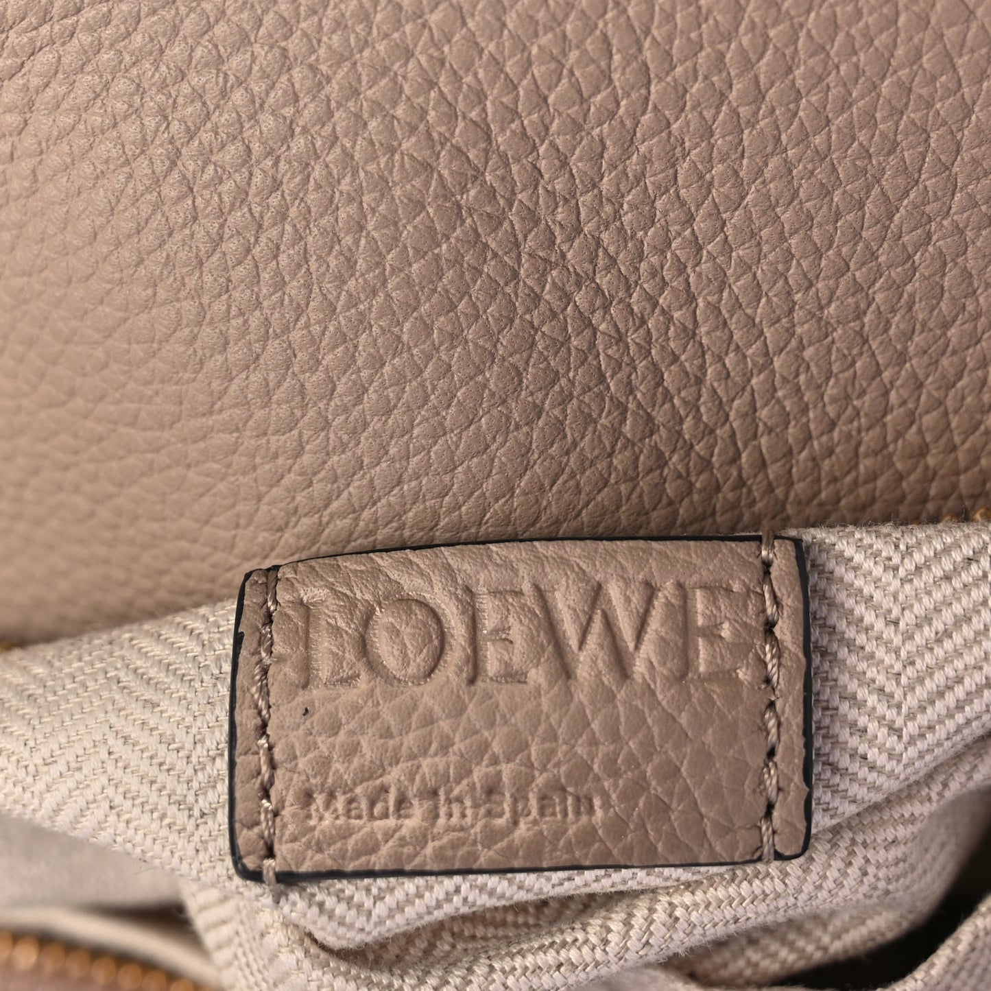 Loewe Calfskin Medium Puzzle Bag Sand
