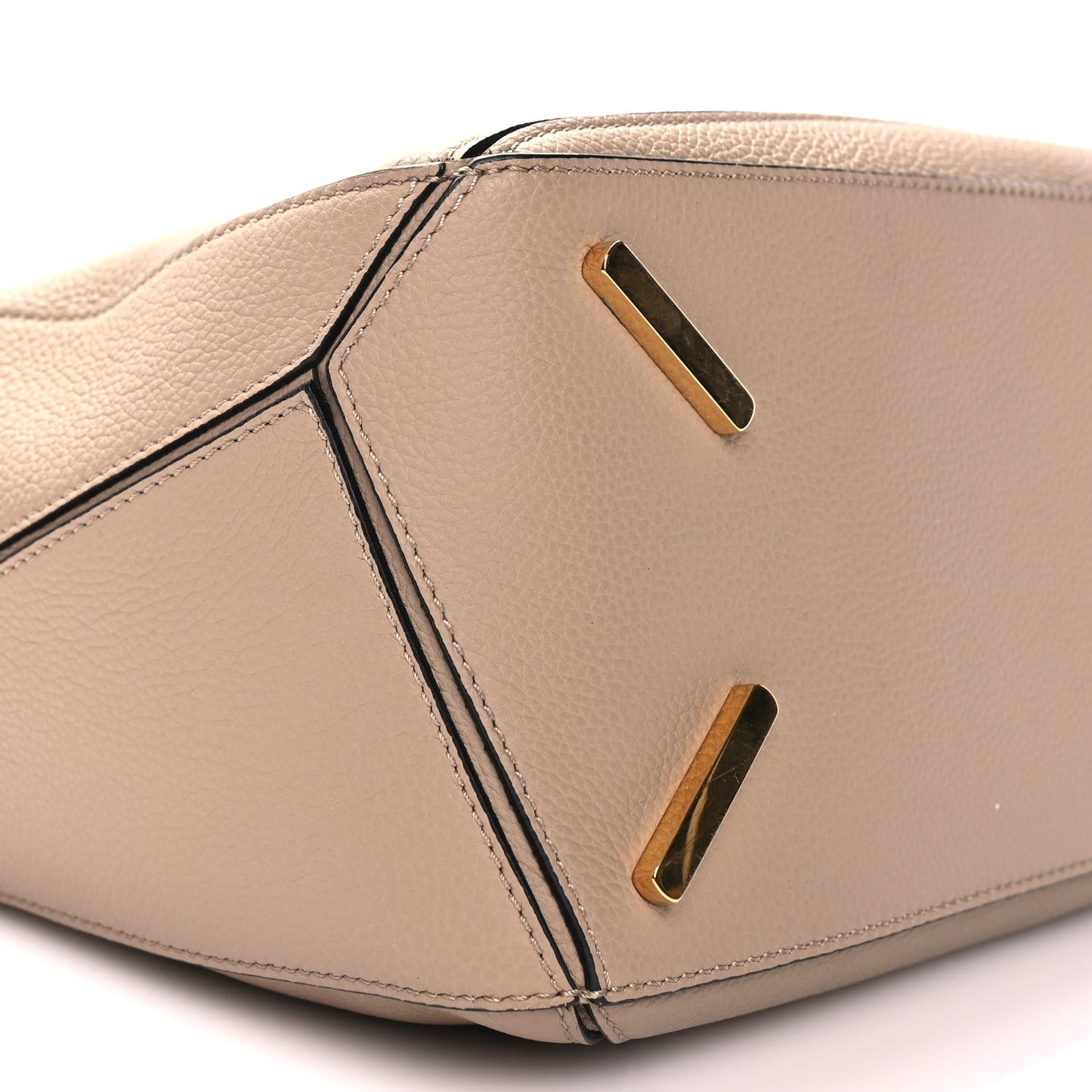 Loewe Calfskin Medium Puzzle Bag Sand