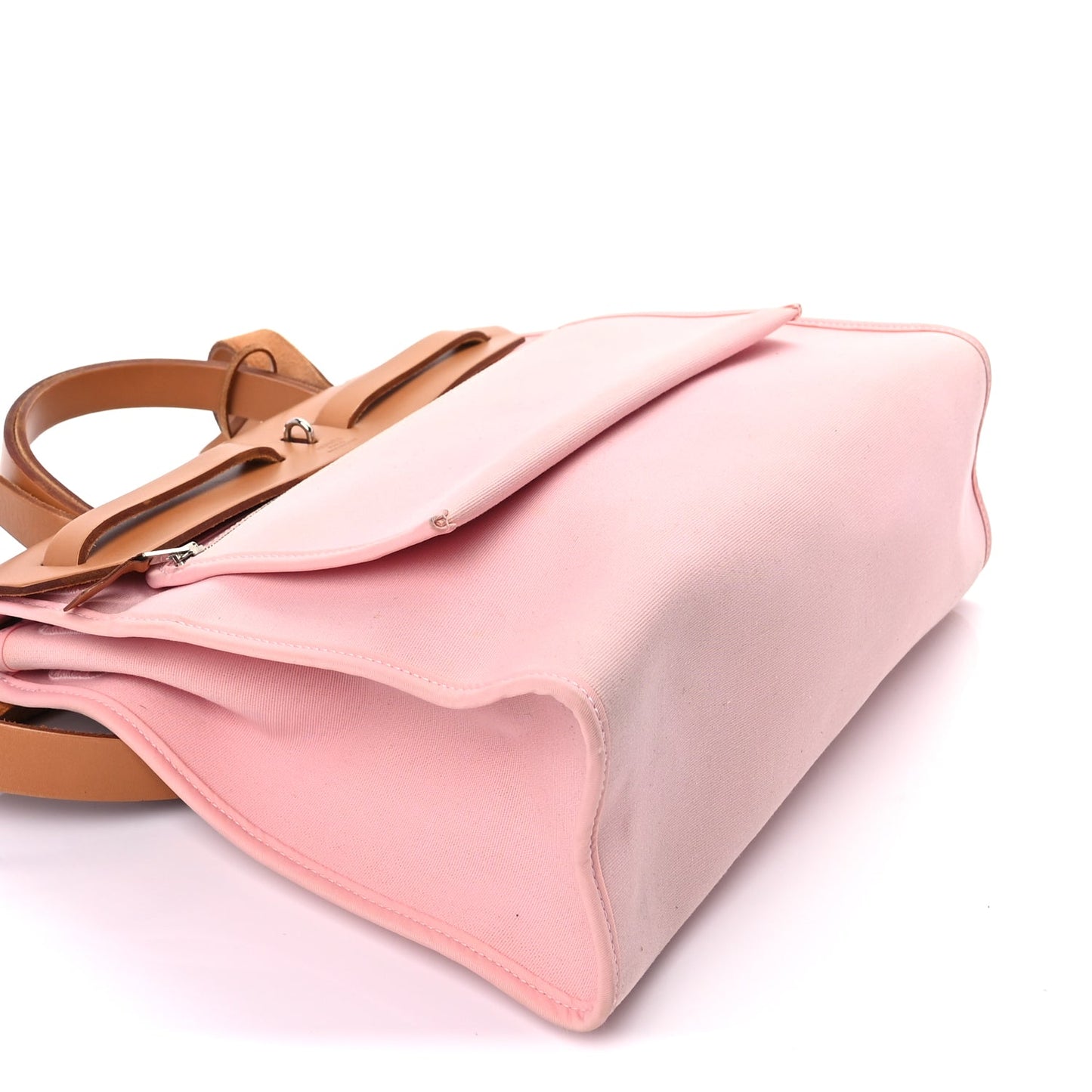 Hermes Vache Hunter Toile Herbag Zip 31 PM Rose Sakura