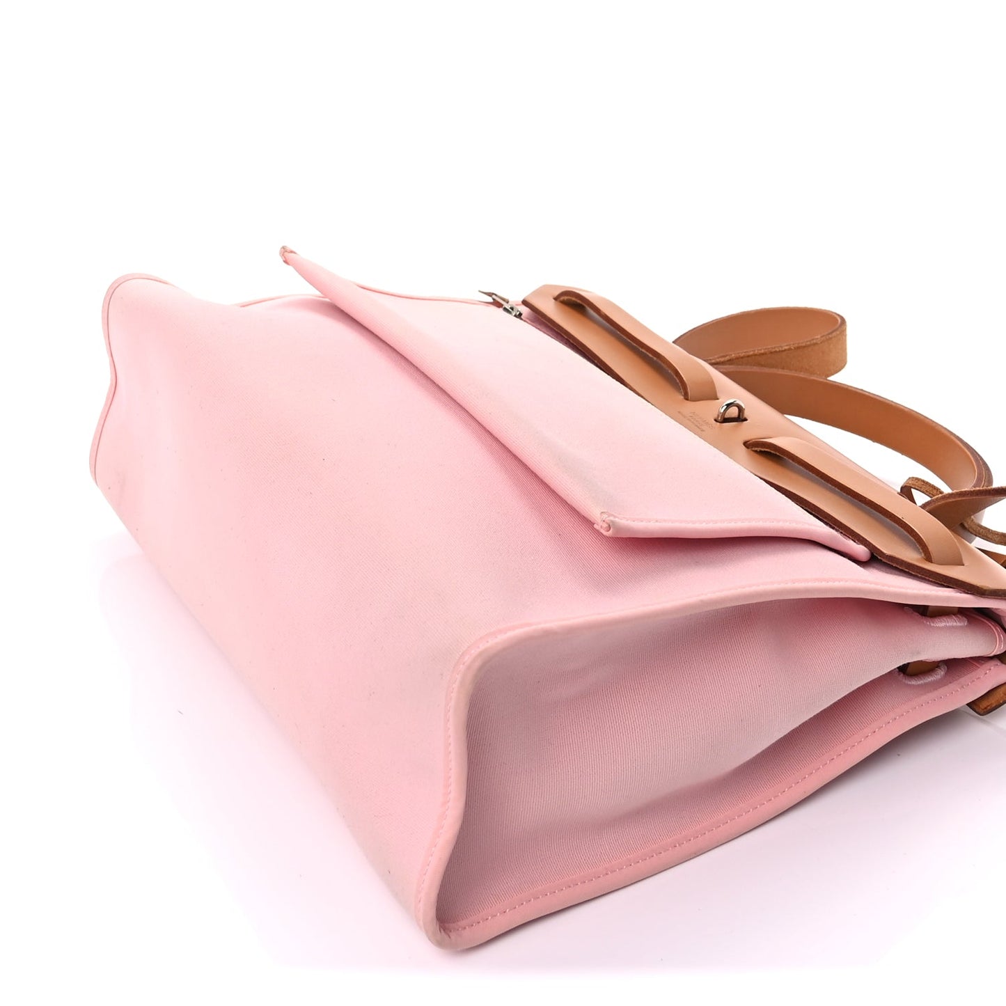 Hermes Vache Hunter Toile Herbag Zip 31 PM Rose Sakura